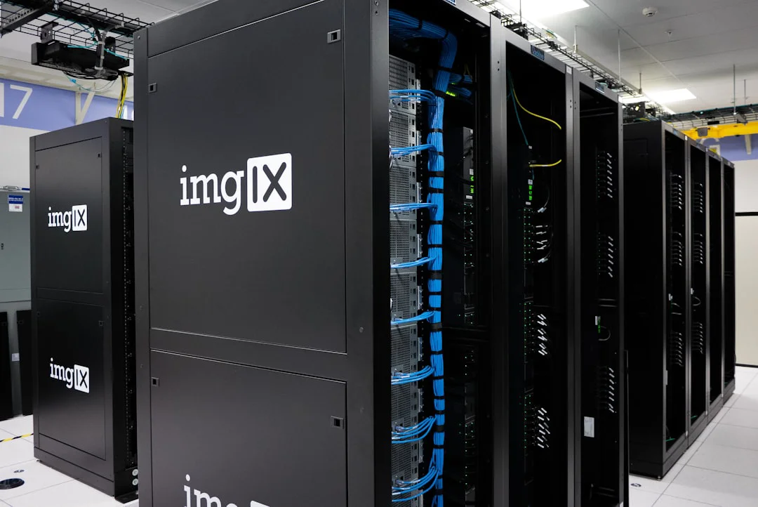 Datacenter with server racks